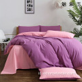 Polyester Brushed 4 Piece Sprei Warna Solid